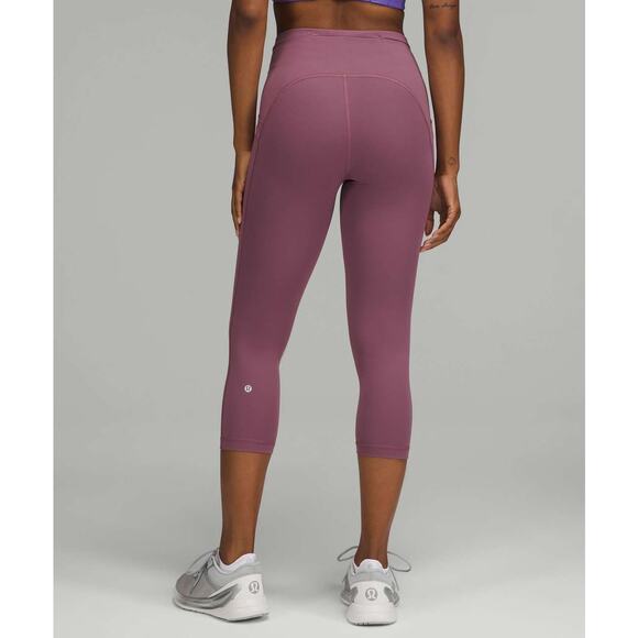 Lululemon Swift Speed High-Rise Crop 21" Vintage Plum Size 4 - Picture 1 of 5